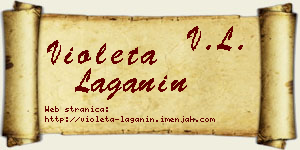 Violeta Laganin vizit kartica